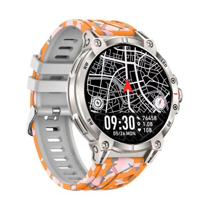 Ein guter Preis. Zinklegierung Rundform Anrufer Smartwatch mit Bluetooth und Sportmodus Online