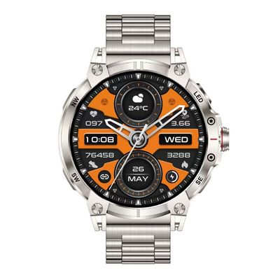Ein guter Preis. Wireless Charging Round Shape Smart Watch Blutsauerstoffüberwachung Uhr mit KI-Assistent Online