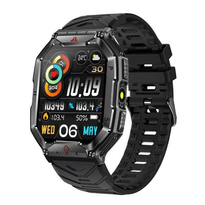 Ein guter Preis. Bleiben Sie verbunden und aktiv Quadratform Smart Watch Bluetooth Anruf Wasserdichte Fitnessuhr Online