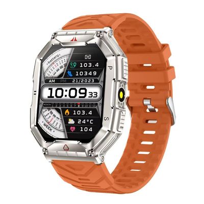 Ein guter Preis. Anpassbare Benutzeroberfläche Quadratform Smart Watch Flüssiges Silikonband Sport Smart Watch Online