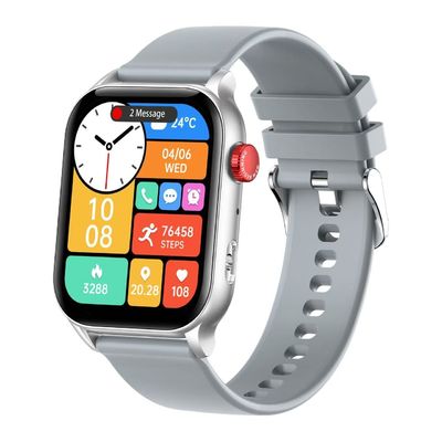 Ein guter Preis. Rainbuvvy KR86 Rechteck-Shape Smart Watch Silber Fashion Style Gesundheitsüberwachung Online
