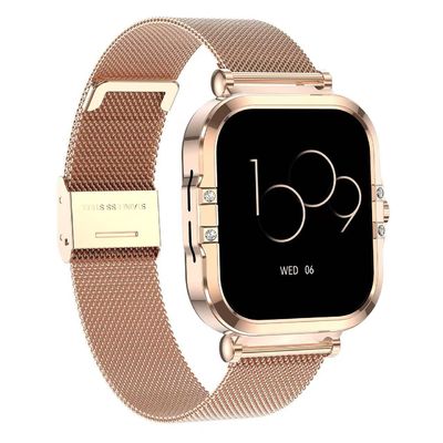 Ein guter Preis. Android 4.4 Square Shape Smart Watch NFC Rechteck Smartwatch Atemtraining Online
