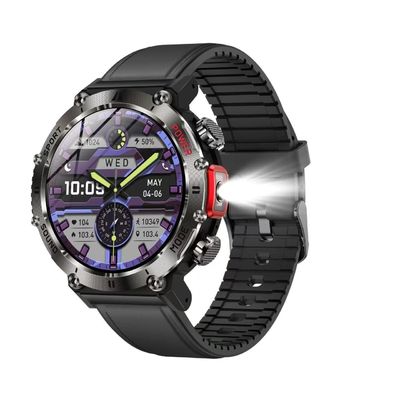 Ein guter Preis. AMOLED Rundform Touchscreen Smart Watch mit NFC-Lokale Musik TWS 400mAh Batterie Online