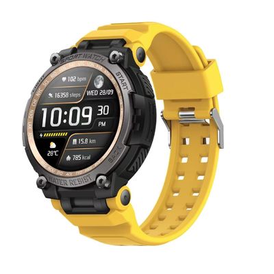 Ein guter Preis. Gelb Bluetooth Anrufe Smart Watch Kompass Schlafverfolgung Herzfrequenzüberwachung Online
