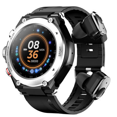 Ein guter Preis. Verbessern Sie Ihren aktiven Lebensstil mit TWS Smart Watch Wireless Earbuds und Fitness Tracker Rainbuvvy T96 Silber Online