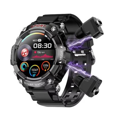 TWS-Smartwatch mit Herzfrequenz- und Blutdrucküberwachung