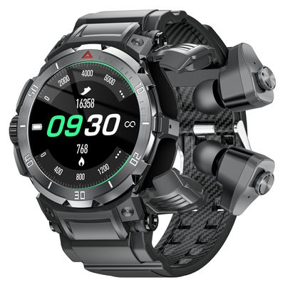 Ein guter Preis. IP67 wasserdichte Smart Watch mit TWS-Pairing mit Herzfrequenzsensor für Android und IOS Online