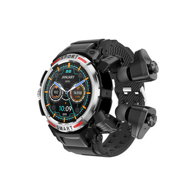Ein guter Preis. 1.43 Zoll Display Smart Watch TWS Kopfhörer Runde Form mit mehreren Sprachen Online