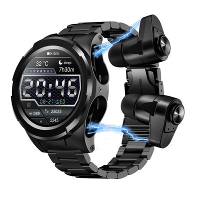 Ein guter Preis. Bluetooth 5.0 TWS Fitnessuhr mit Batterie und 4 Stunden Musikzeit für Unterhaltung Online