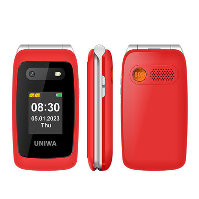 Ein guter Preis. 4G Flip Seniorenfreundliche Smartphones Doppelbildschirme Großes Telefonbuch Mobiltelefon für ältere Menschen Online