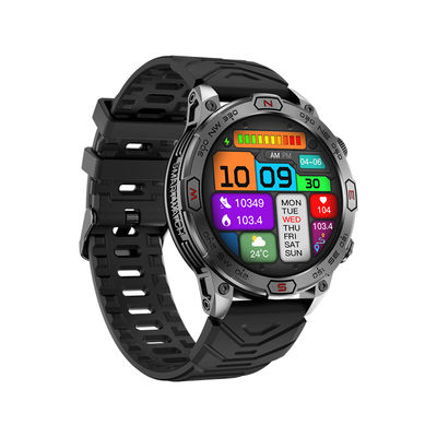 Ein guter Preis. Runde Smart Watch mit KI-Sprachassistenten Bluetooth-Anruf Höhendruckkompass und Taschenlampenfunktion Online