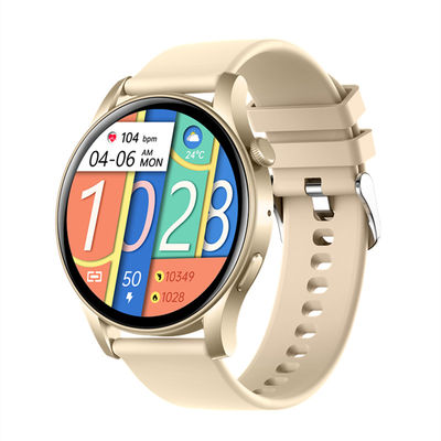 Ein guter Preis. KI-Sprachassistent Runde Smartwatch Android Bluetooth Anruf und Gesundheitsüberwachung Online