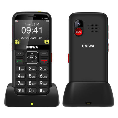 Ein guter Preis. UNIWA V1000 Mobiltelefon für ältere Menschen mit 2,31'' Display 64MB RAM 0,3MP Kamera SOS Funktion Online