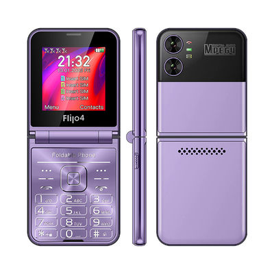 Ein guter Preis. Ältere F265 2,55' 4 SIM-Karten Flip Button Telefon 1400mAh Kamera Bluetooth FM Radio 2G Online