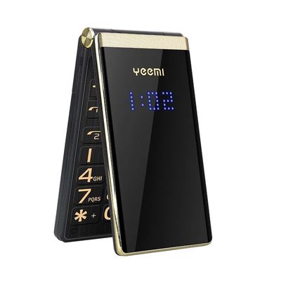 Ein guter Preis. YEEMI M2-C 2G Feature Phone GSM MTK 2.8'' Dual Screen MP4 Player Flip Phones für Senioren Online