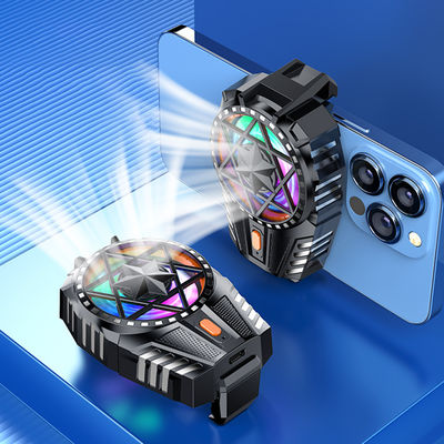 Ein guter Preis. Mobiltelefon-Luftkühler für iPhone Samsung X112 300mah Wiederaufladbar mit RGB-Licht Online
