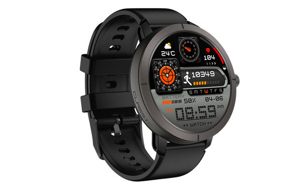 Eingebettete Doppelband-GNSS 466*466 Kompass Militärisch Bluetooth Anruf Sport Smartwatch 1 Taste und 5ATM Wasserdicht für Männer
