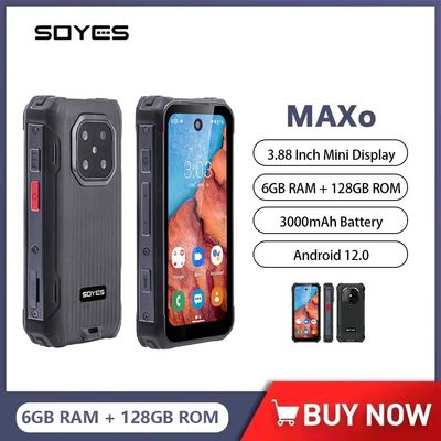 Ein guter Preis. MAXo Robustes Mini-Smartphone 6+128GB 3,88'' Octa-Core Android 12 Dual-SIM 4G 3000mAh Taschenlampe Online