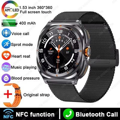 Ein guter Preis. Hochauflösender Touchscreen und drahtlose Ohrhörer 2 in 1 Smart Watch für Musik und Anrufsteuerung Online