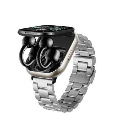 TWS 2 in 1 drahtlos Bluetooth Anruf D12 Kopfhörer Musik Wiedergabe Sport Fitness Tracker Smartwatch