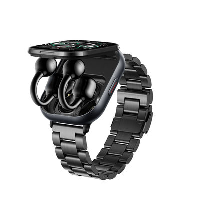 TWS 2 in 1 drahtlos Bluetooth Anruf D12 Musik Wiedergabe Sport Fitness Tracker Ohrhörer Smartwatch
