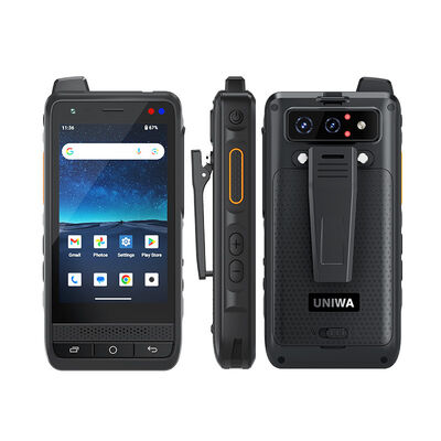 F400 Walkie Talkie 4G Robustes PDA Android15 4'' 4+64GB 2,5W Großer Lautsprecher 4350mAh PoC SOS NFC