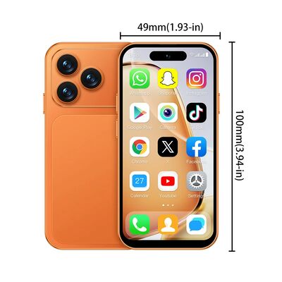 2026 neues Orange A18 Pro 4,0 Zoll Android 12,0 2000mAh 4G Dual SIM-Karten Smartphone