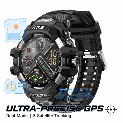 Ein guter Preis. GPS Sport Smart Watch Offline Karte 2GB 10ATM Wasserdichtes Kompass 1,43