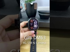 DM63 Sprachassistenten 4G LTE Smart Watch 2.13'' HD Bildschirmaktivitätsüberwachung