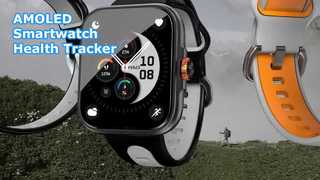 S216 Smartwatch zur Gesundheitsüberwachung, GPS, Bluetooth-Anrufe, integrierter 1,78-Zoll-AMOLED-Bildschirm, wasserdicht