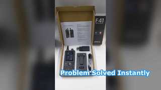 UNIWA 2,4" Zello Walkie Talkie F41 4G Smartphone Android 8.1 Telefon- und Kommunikation Wasserdicht PTT 46