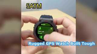 2026 neue militärische DM58 GPS-Smartwatch 1,43 Zoll HD AMOLED 5ATM wasserdicht