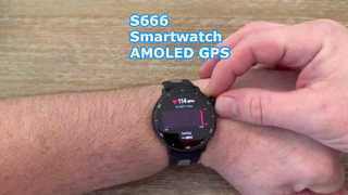 S666 Smartwatch AMOLED GPS Bluetooth Anruf