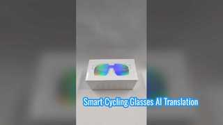 Q01 Outdoor-Sport-Fahrradbrille Pixel 6-Achsen-EIS-Anti-Shake-Unterstützung für intelligente AI-Übersetzungsbrillen