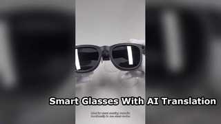 X01 smart glasses 8 million take pictures, six-axis gyroscope, anti-shake AI translation, charging c
