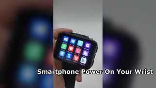 VP999 Smartwatch 2,4 Zoll großer AMOLED-Bildschirm 64 GB Speicher GPS WiFi SIM-Kartensteckplatz 1500 mAh Akku Goo