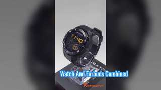 NFC Headset Smart Watch 2 in 1 TWS Bluetooth Kopfhörer Ohrhörer Musik Anruf Männer Gesundheitsüberwachung Wat