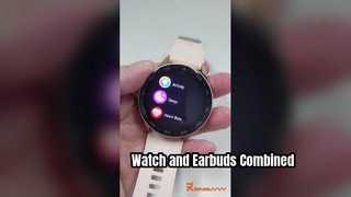 2-in-1-Smartwatch mit integrierten kabellosen TWS-Ohrhörern